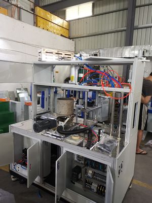 二重スライドテーブル JTT-100-DM 低圧注入型機 ホットメルト