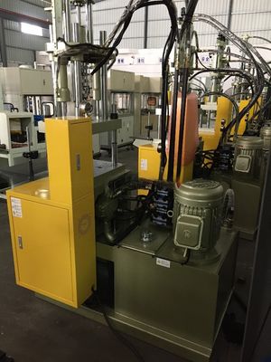 バイメタルスクリューとバレルの垂直プラスチック注射鋳造機 45T